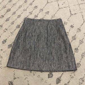 H&M sparkle skirt mini high waisted gray black